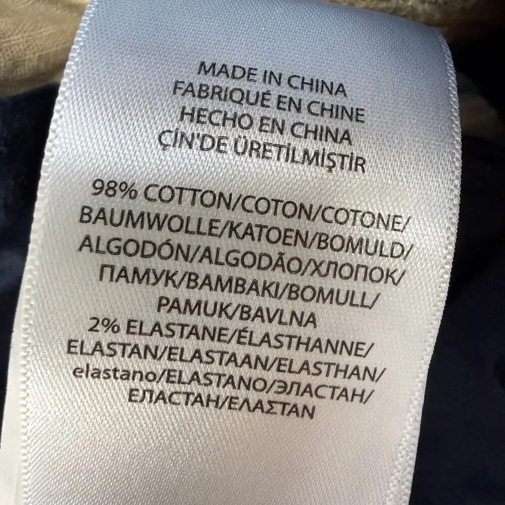 Polo Ralph Lauren Corduroy Pants Boys Y18 Tan Preppy Fall Winter EUC